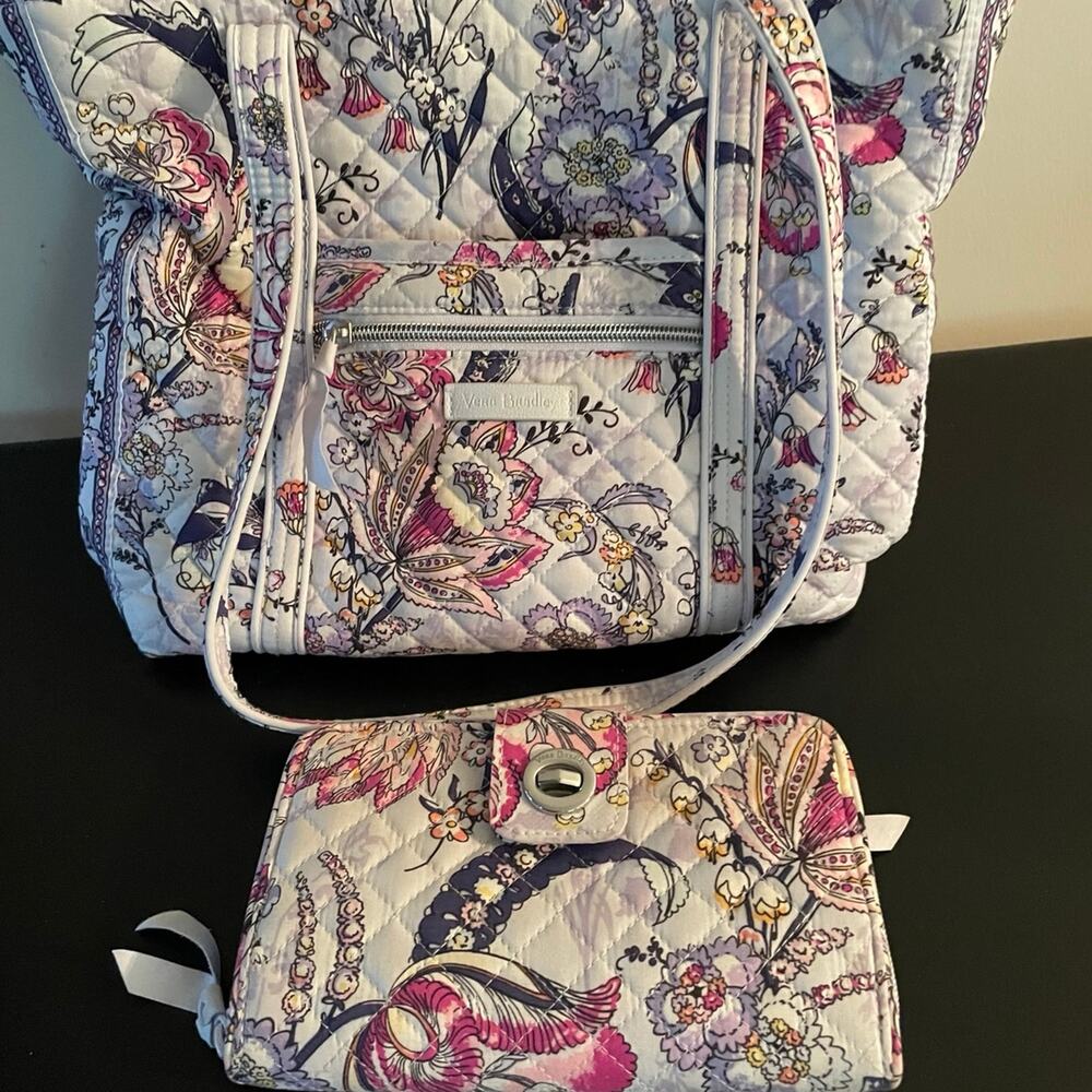 Vera Bradley purse and matching wallet